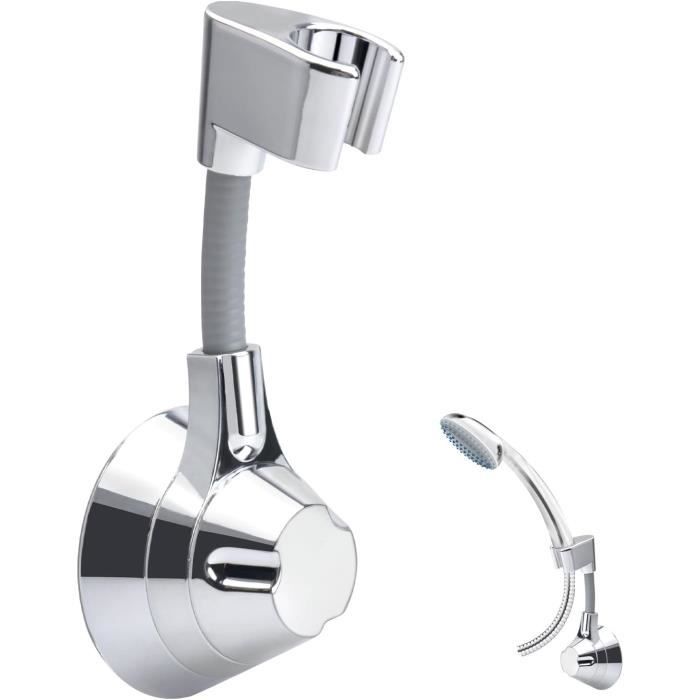 Duravit Universal Support De Douche Chromé - Support Pommeau Douchette Stable
