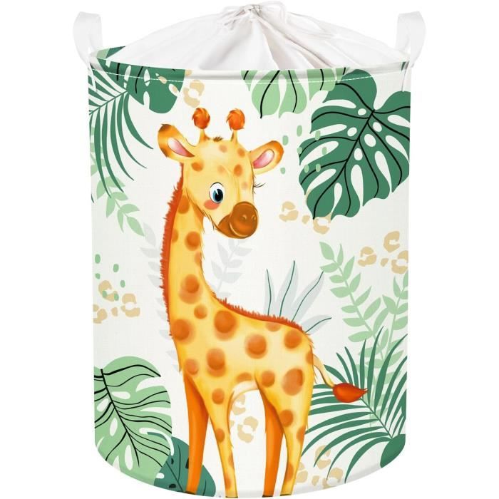 Clastyle Panier à Linge 63L Animaux De La Forêt – Grand Bac Rangement Jouets Vêtements Bébé Enfant Imperméable