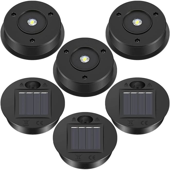6 Lampes Solaires De Rechange 7cm - Ampoules LED Pour Lanternes De Jardin DIY