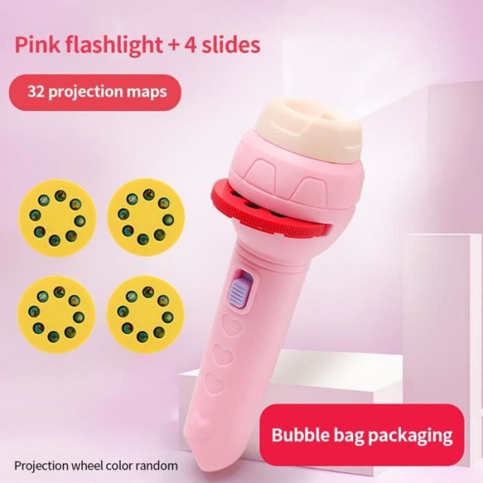 Dessin animé lampe de poche projecteur Abs drôle enfants jouets Mini