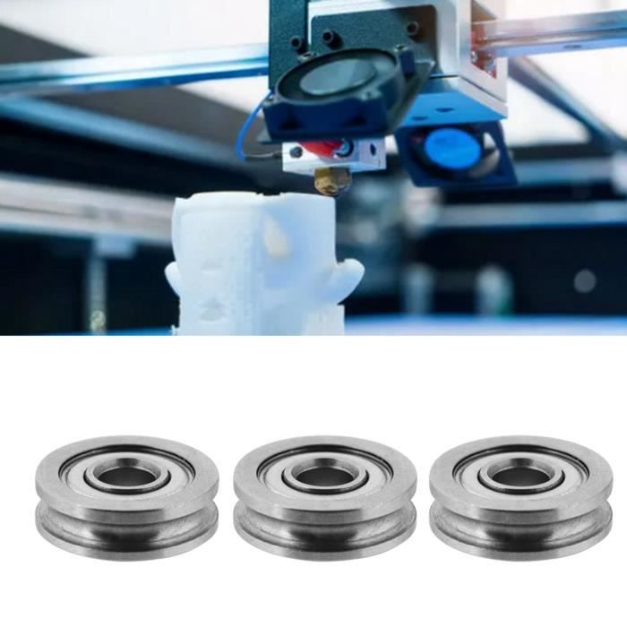 SURENHAP roulement de poulie Roulement à billes U604ZZ 4 * 13 * 4 mm ...