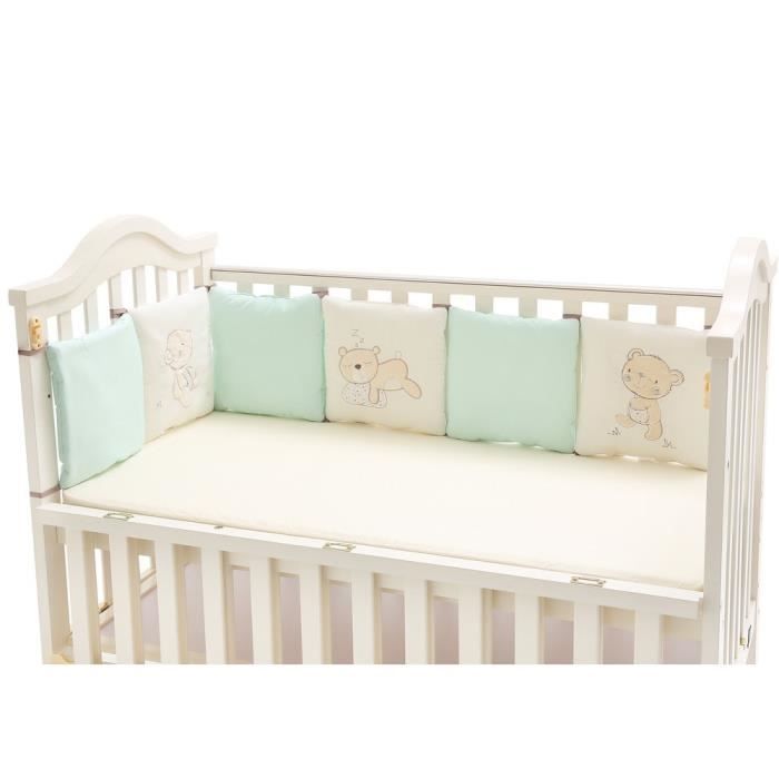 Tofoco X6 Tour De Lit Bebe Ensemble Pare Choc Ours 30 30cm Cdiscount Puericulture Eveil Bebe