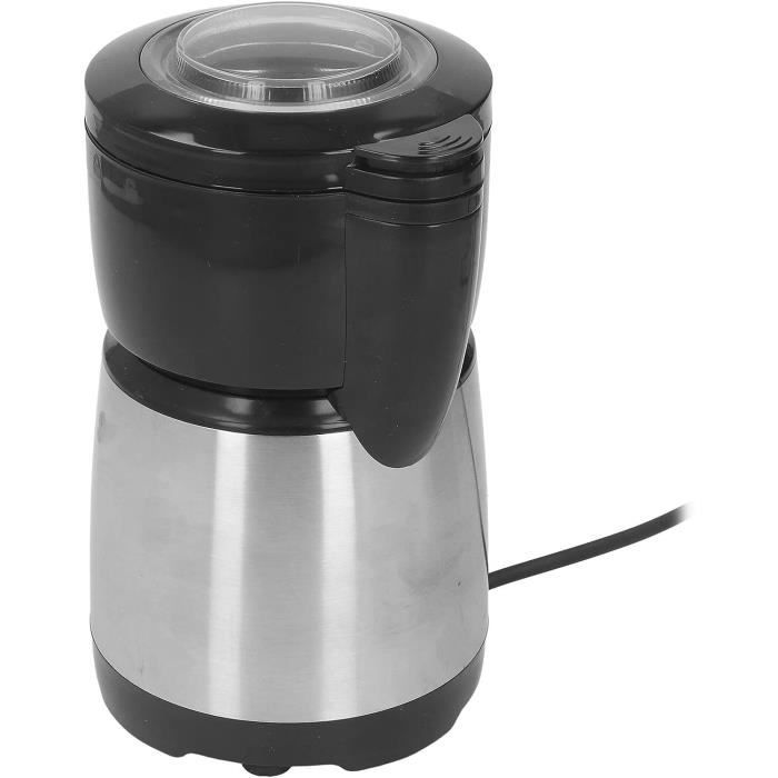 OMISOON Moulin à Café Électrique 70g - Broyeur à Grains 200W Avec Bol Amovible Inox