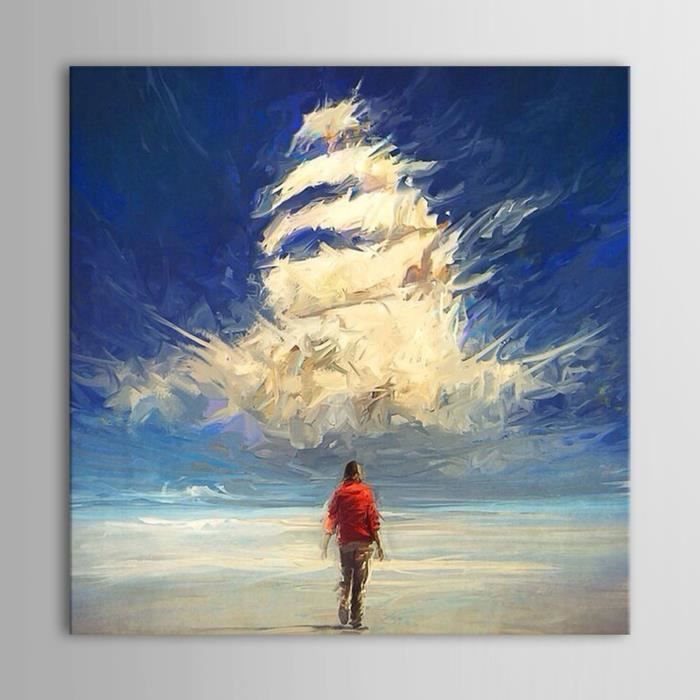 Abstrait 100% Peint à la main Peinture à l'huile Moderne Art Home Décor  Toile Tableau (Sans Châssis Sans Cadre) - Achat / Vente tableau - toile -  Cdiscount