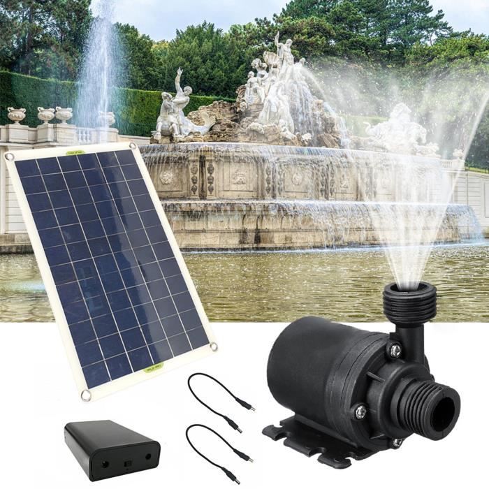 Kit pompe de fontaine solaire 20W YOSOO - Submersible silencieuse 12V pour bassin oiseaux jardin hydroponique