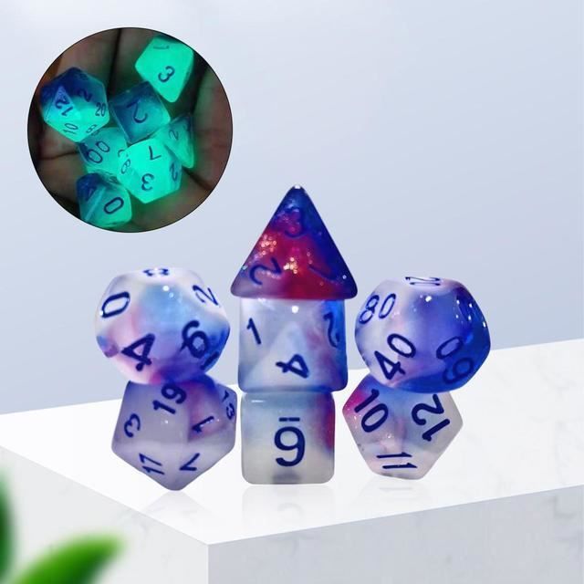 Lot De 10 Dés Polyédriques D12 20mm En Acrylique Pour Jeux De Société