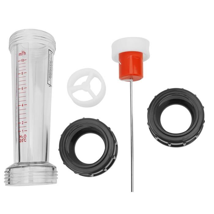 Débitmètre Eau LZS-50(D) 1-10m³/h - Tube Plastique - Mesure Liquide Précision 4%