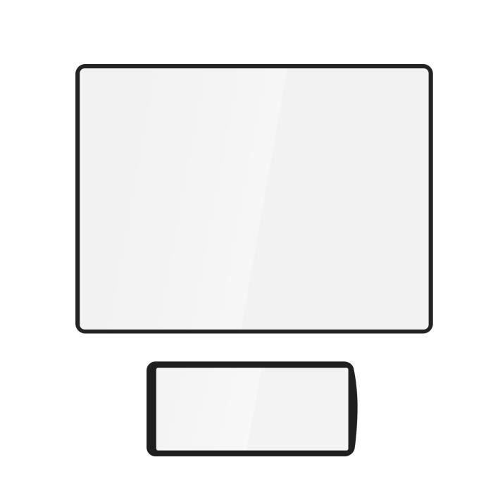 Protection écran Verre GGS IV Pour Nikon D7100 D7200 - Verre Optique Trempé, Anti-rayures, Sans Colle, 0.3mm