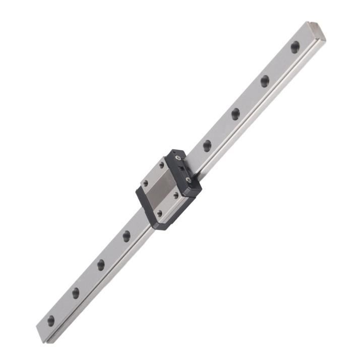 Rail Linéaire Miniature LML12B MGN12H 12 Mm – Guide Linéaire Avec Bloc Coulissant, Longueur 100 Mm, Précision Équipement Automatique