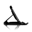 Noir 360 Rotatif Léger Étui Housse de Stand pour Samsung Galaxy Tab A (T550) 9.7 pouces Tablet PC + Stylet-1
