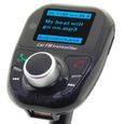 Transmetteur FM Bluetooth MP3 Micro SD USB Kit mains Libre Voiture-1