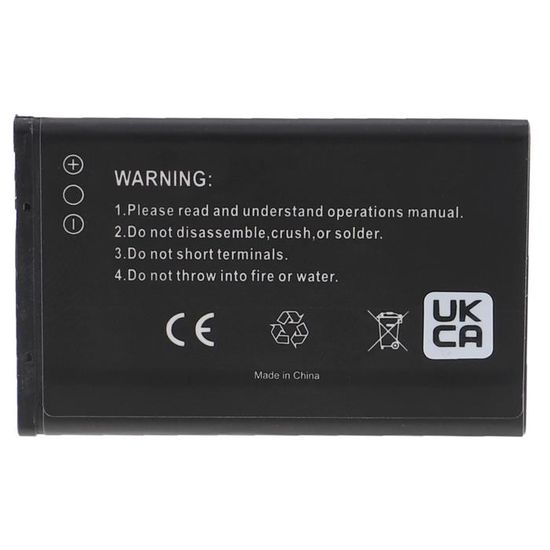 Batterie 500mAh Li-ion Pour Téléphone Fixe Grundig Scenos D, Scenos, Scenos A - Remplacement 5-2762, 5-2770