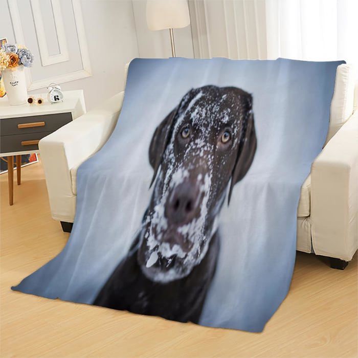Couverture Polaire Pour Chien Et Chat - 70x50cm, Douce Et Chaude, Rose Uni - Cadeau Idéal Pour Animaux - 8