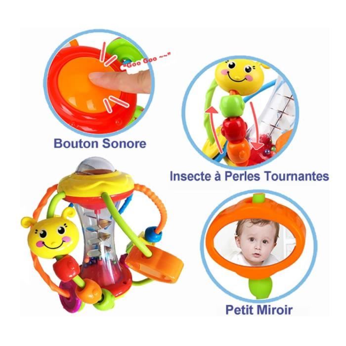 Santé balle Jouets pour bébé 3 6 Mois Hochet apprentissage jouet éducatif  one-12902 - Cdiscount Puériculture & Eveil bébé