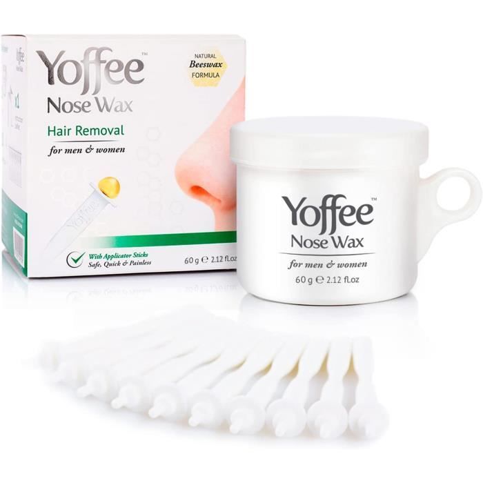 Nose Wax Kit Original Cire Épilation Nez Homme Cire d’Abeille Bio