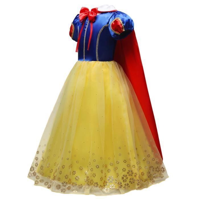 IWEMEK Femme Robe de Princesse Belle Fancy Dress Up Déguisement