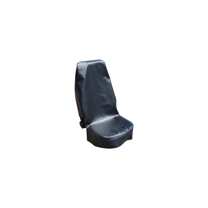 Förch Housse de siège en cuir synthétique noir avec homologation airbag Förch Housse de siège en cuir synthétique noir avec homologation airbag