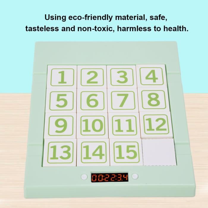Ahuuen Casse-tête à Bloc Coulissant | Puzzle Numérique | Jeu Cérébral Portable Stimule la Logique pour et Adultes Idéal Voyage Bureau Salle de Classe Ahuuen Casse-tête à Bloc Coulissant | Puzzle Numérique | Jeu Cérébral Portable Stimule la Logique pour et Adultes Idéal Voyage Bureau Salle de Classe