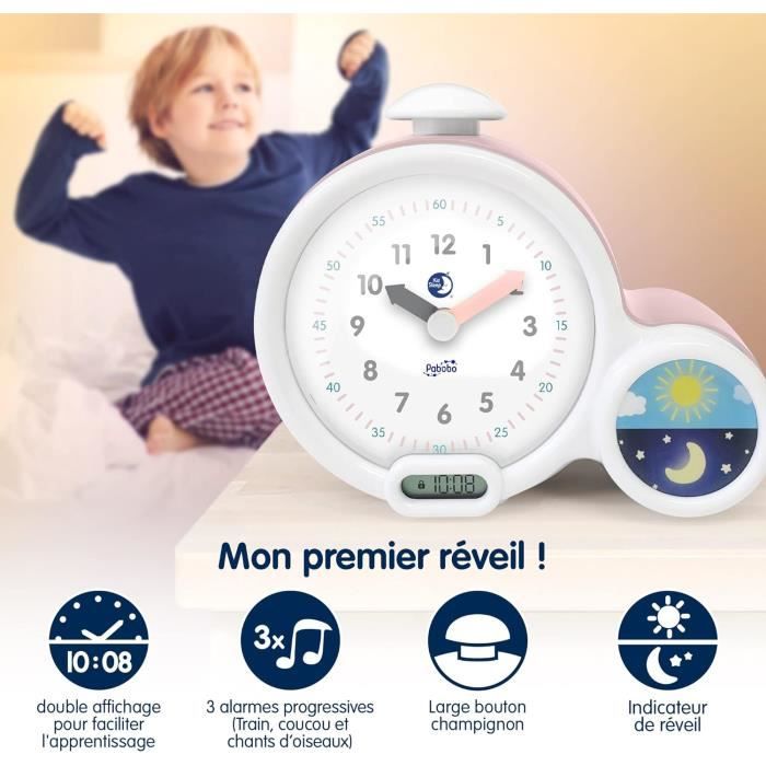Veilleuse indicatrice de réveil Kid Sleep Classic PABOBO : Comparateur