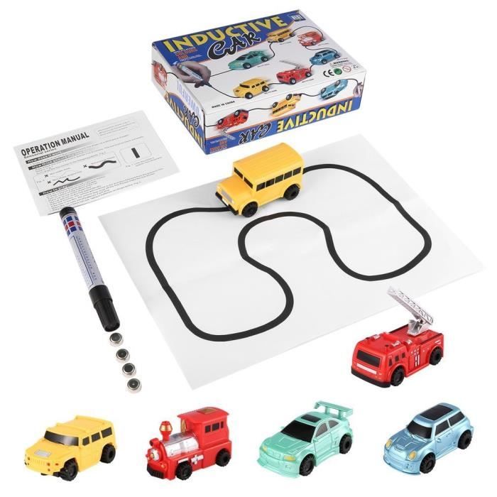 Eclairer Magic Pen Inductive Car Enfants Train Reservoir Jouet Voiture Dessiner Lignes Induction Rail Voie Voiture Enfants M1586 Cdiscount Jeux Jouets