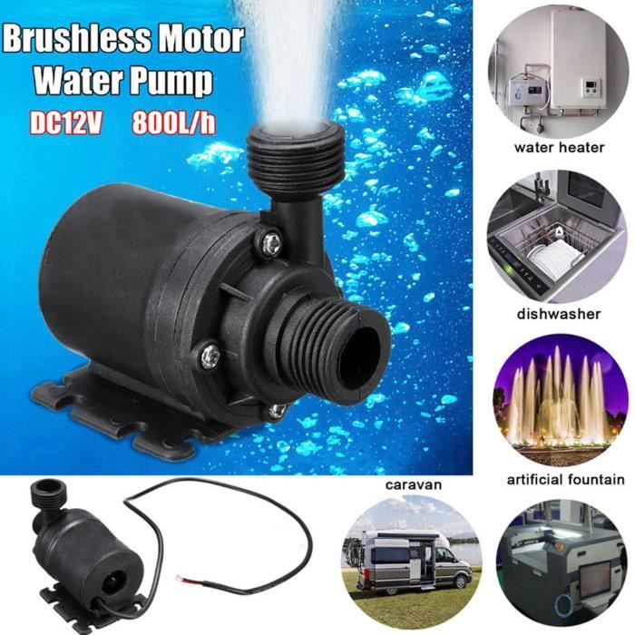 Pompe à Eau Solaire Submersible 12V - Débit 240 L/h - Panneau 6W - Pour Bassin, Fontaine, Aquarium - Livrée Avec Tuyau Et Filtre
