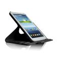 Noir 360 Rotatif Léger Étui Housse de Stand pour Samsung Galaxy Tab A (T550) 9.7 pouces Tablet PC + Stylet-2