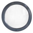 Fenêtre ronde fixe 600 PVC Anthracite Structuré 7016-2