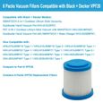7 Paquets de Filtres de Remplacement VPF20 Smartech Pet Lithium 2-En-1 Accessoires pour Aspirateur Balai Sans Fil Filtre-2