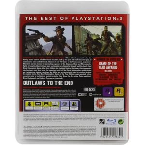 Jeu Vidéo Red Dead Redemption VF Pour PlayStation 3 (PS3) - Bon état