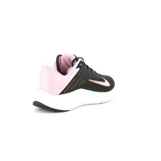 nike running quest 2 trainers in triple black