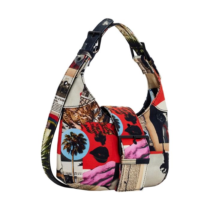 Sac bandoulière femme Desigual Haiti Canvas multicolore
