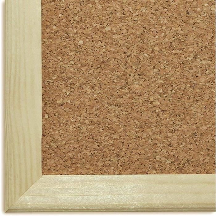 Creative Home 30 x 40 cm Tableau Liege Mural | Cadre de Pin à Épingles ...