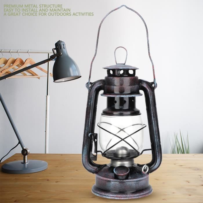 Shipenophy Lampe à Pétrole Rétro Lampe à Pétrole Vintage Lanterne De