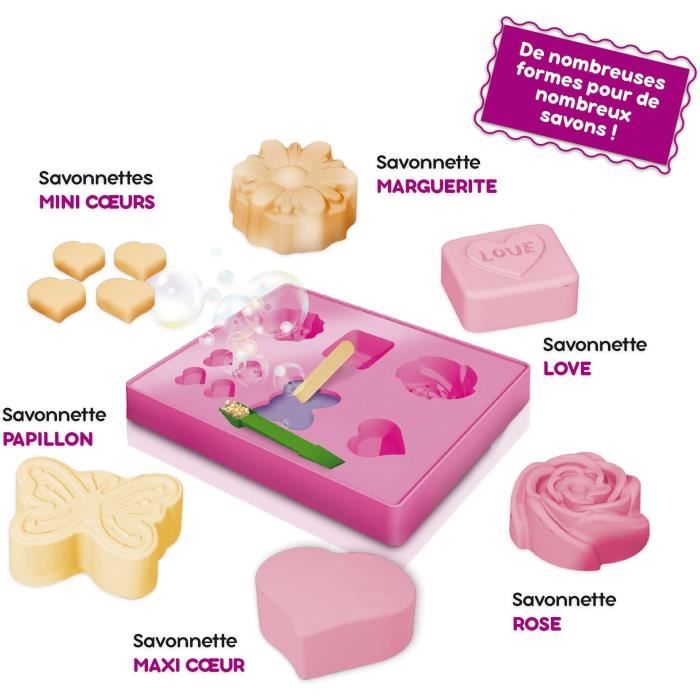 Herenear Kit De Fabrication De Savon Enfant – Atelier Créatif 6-12 Ans – Savons Multicolores Et Parfumés