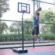 Panier de Basket sur Pied - Hauteur Réglable 210-260cm-utilisation pour Enfants et Adolescents-Extérieur et Intérieur-3