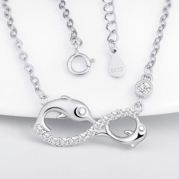 Ensemble Bijoux Argent 925 Collier Et Boucles D'Oreilles Chat Mignon - Cadeau Femme