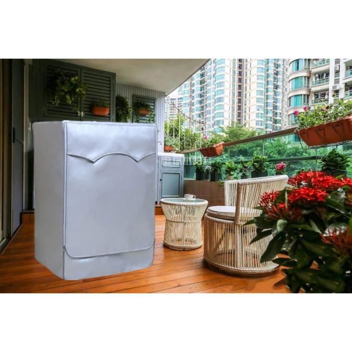 Housse de protection imperméable pour machine à laver,adaptée à la plupart  des machines à laver et sèche-linge avec hublot60X50X85cm - Cdiscount  Electroménager