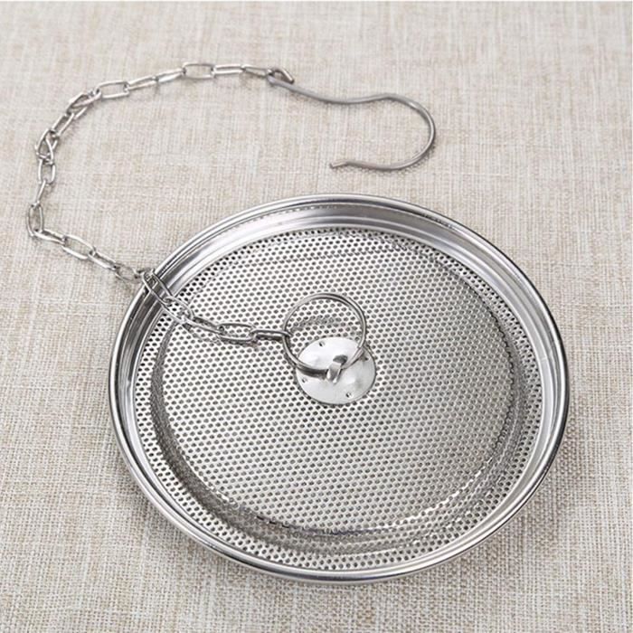 Infuseur épices Soupe Passoire à Assaisonnement En Acier Inoxydable Avec Chaîne - Infuseur à Épices Et Thé Pour Cuisine