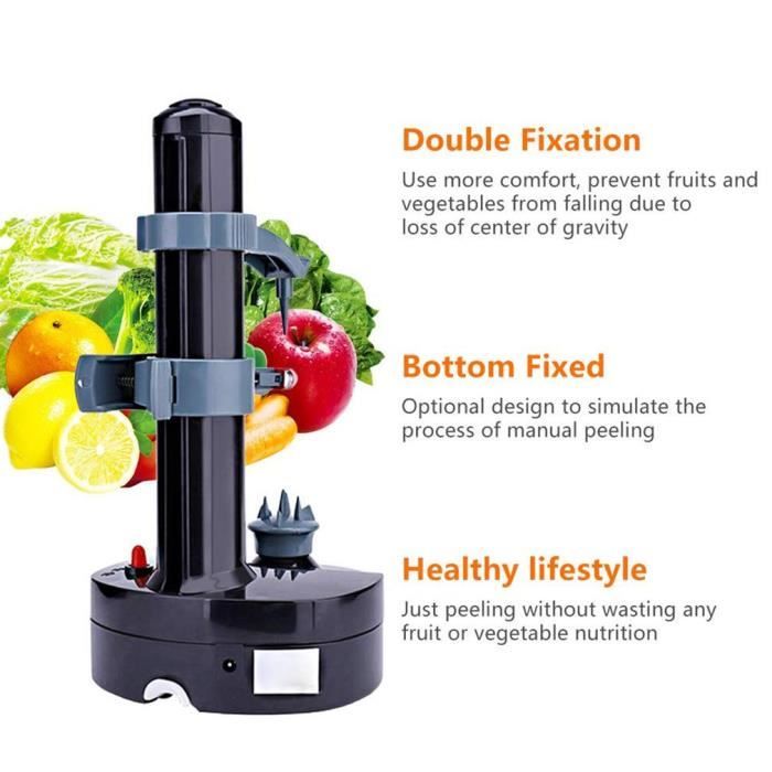 Éplucheuse Électrique Rechargeable Ahuuen - Pour Ail, Tomates, Myrtilles - Outil De Cuisine USB - Préparation Salades Et Fruits - 4