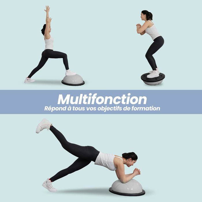 Lot de 2 balles d'équilibre en forme de hérisson, boules de pilates, demi-pointes pour enfants et adultes, pour le sport - Sport