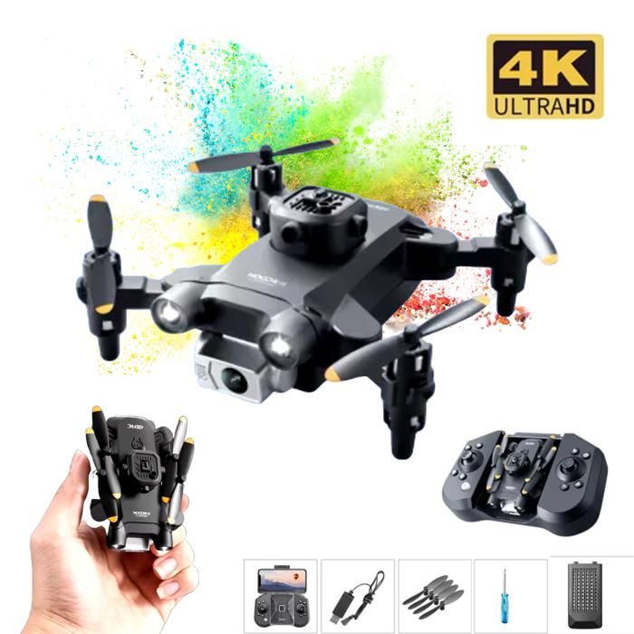 TEEROK T11 Mini Drone Avec Caméra HD 1080P Pour Enfants, WIFI FPV R Quadricoptere Pliable Decollage Et Atterrissage A Une T Amz