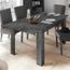 Table 140 Cm Avec Rallonge Anthracite Design Dominos 5 L 185 X P
