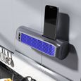 climatiseur portable ventiteur de climatiseur 3 vitesses sur pied/mural/bureau ventiteur de refroidissement Grise