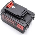 vhbw Li-Ion batterie 3000mAh (18V) pour outil électrique outil Powertools Tools Black & Decker ASD, ASL, BD, EGBHP, EGBL, EPL,-0