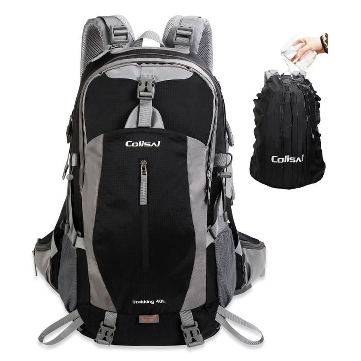 2 X Haute Viz Imperméable Cyclisme Running Sac À Dos Sac à Dos Housse De Pluie De Sécurité
