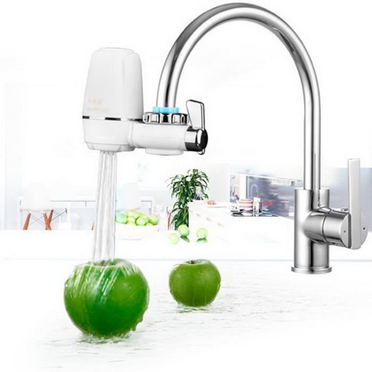 La Maison Filtre A Eau Du Robinet Lavable En Ceramique Montage
