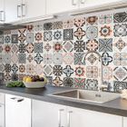 HAUTSTORE Papier Peint de carrelage auto-adhésif 60 x 300 cm PVC Style Moderne Stickers Autocollant Muraux Étanche Décoration