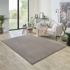 Tapis de Salon Shaggy 160x230cm, Ohio - Beige - Carpet Studio