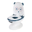BÉBÉ CONFORT BEBECONFORT Mini toilette Panda, Pot avec bruit de chasse d'eau, Bleu