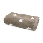 LINNEA Drap de bain 85x200 cm coton 480g/m2 STARS Marron
